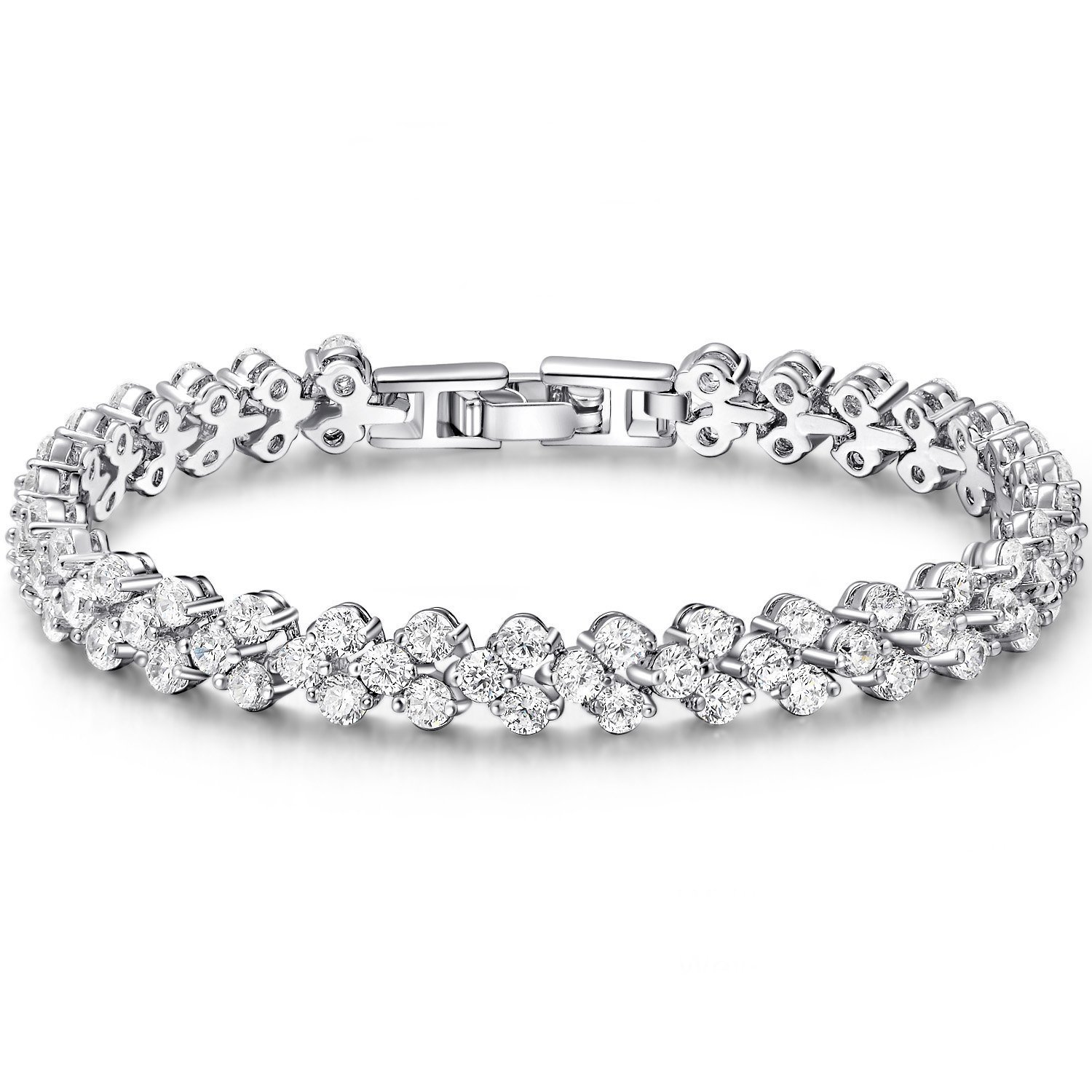 bracciale tennis con diamanti